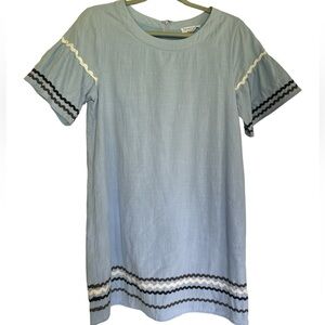 Love Riche Blue Linen Dress Medium!